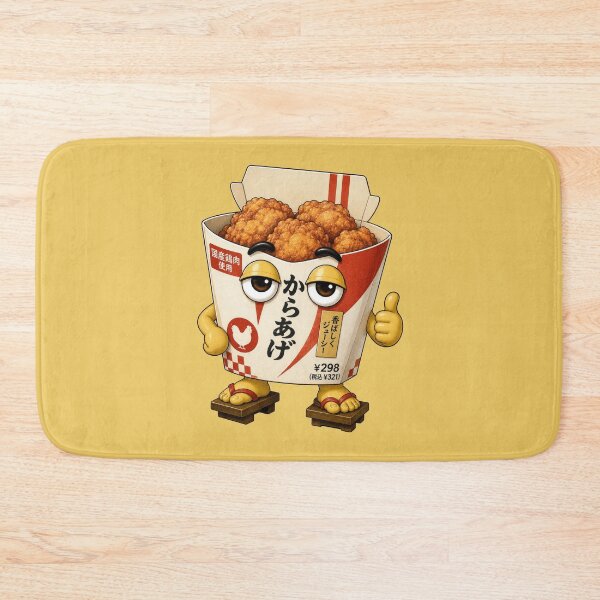 Item preview, Karaage Mascot | Cute Japanese Fried Chicken | Kawaii Food Character designed and sold by TheTrendsDesk.