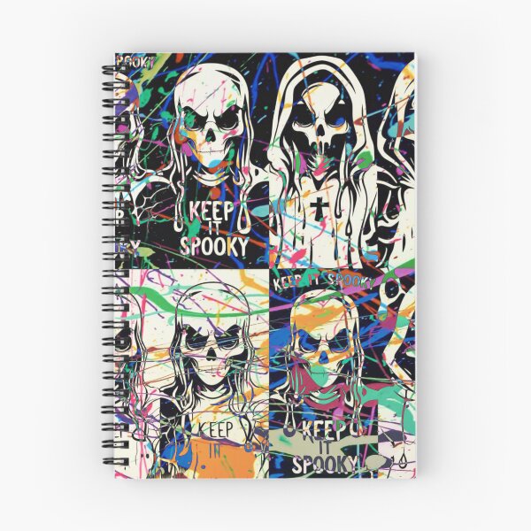 Item preview, Keep It Spooky Neon Skull Graffiti | Gothic Halloween Street Art designed and sold by Wirath Shop.