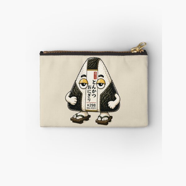 Item preview, Onigiri Mascot | Tonkatsu Japanese Rice Ball | Cute Kawaii Food Art designed and sold by TheTrendsDesk.