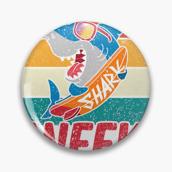 Item preview, Shark Week Surfing Shark Ocean Lover Summer Vacation T-Shirt_93634909 designed and sold by gidget-gadget.