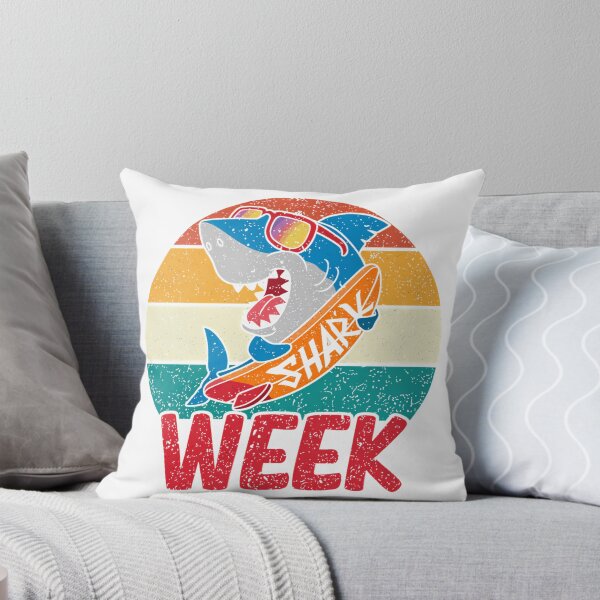 Item preview, Shark Week Surfing Shark Ocean Lover Summer Vacation T-Shirt_93634909 designed and sold by gidget-gadget.