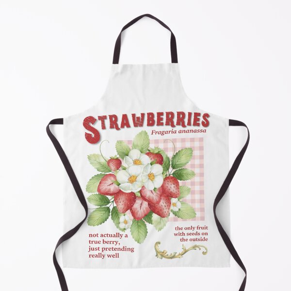 Item preview, Vintage Strawberry Botanical Print | Cute Cottagecore Fruit Illustration with Fun Fact designed and sold by prendztrend.