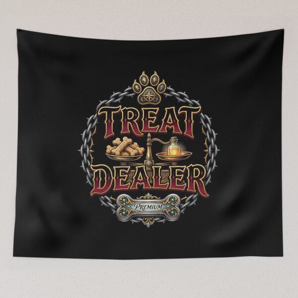 Item preview, Treat Dealer Dark Fantasy Dog Crest designed and sold by Dmo3HarkoArt.