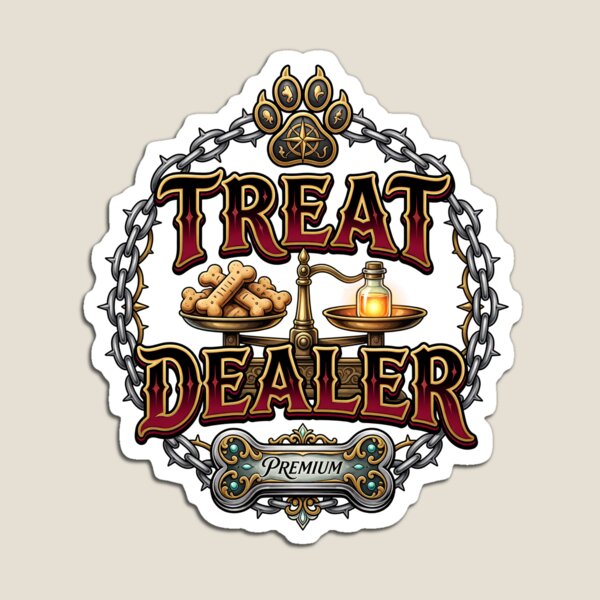 Item preview, Treat Dealer Dark Fantasy Dog Crest designed and sold by Dmo3HarkoArt.