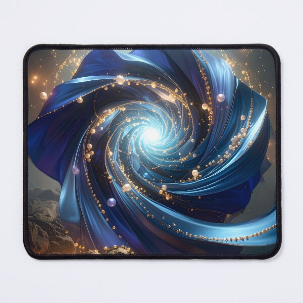 Item preview, Blue Cosmic Swirl designed and sold by Vicky Brago-Mitchell®.