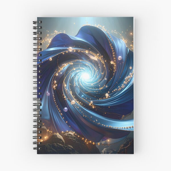 Item preview, Blue Cosmic Swirl designed and sold by Vicky Brago-Mitchell®.