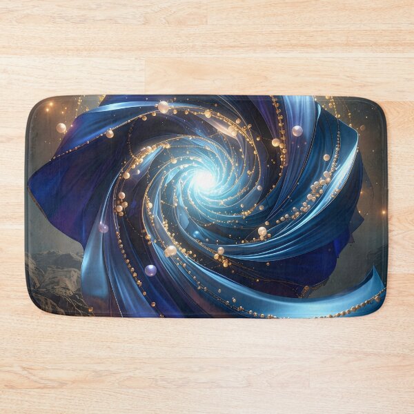 Item preview, Blue Cosmic Swirl designed and sold by Vicky Brago-Mitchell®.