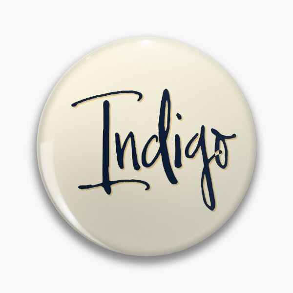 Item preview, INDIGO personalized type design designed and sold by CharlottePlaceArt.