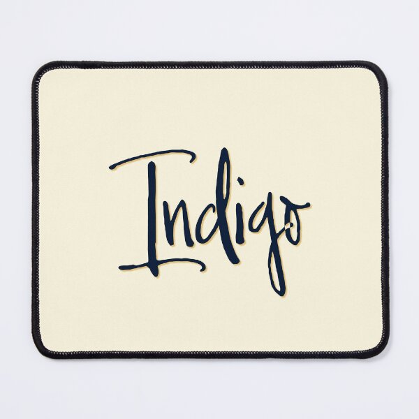 Item preview, INDIGO personalized type design designed and sold by CharlottePlaceArt.
