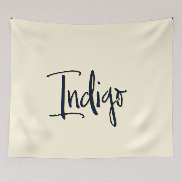 Item preview, INDIGO personalized type design designed and sold by CharlottePlaceArt.