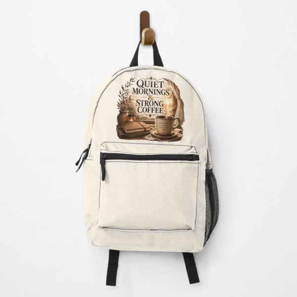 Item preview, Quiet Mornings Strong Coffee Aesthetic designed and sold by pradeepvisuals.