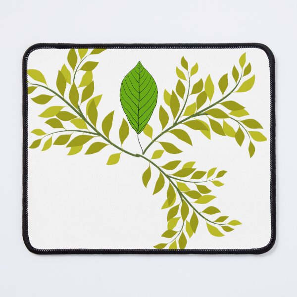 Item preview, Be Unique Green Leaf - Minimalist Botanical Art on Black designed and sold by Ghazali Designs .