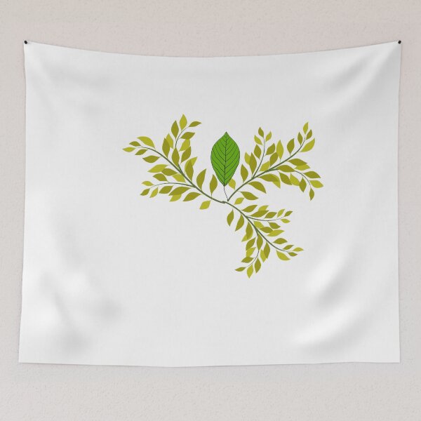 Item preview, Be Unique Green Leaf - Minimalist Botanical Art on Black designed and sold by Ghazali Designs .