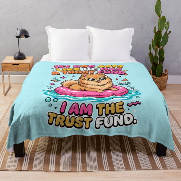 Item preview, Pomeranian Dog Acts Like He Has a Trust Fund designed and sold by SplashTastic.