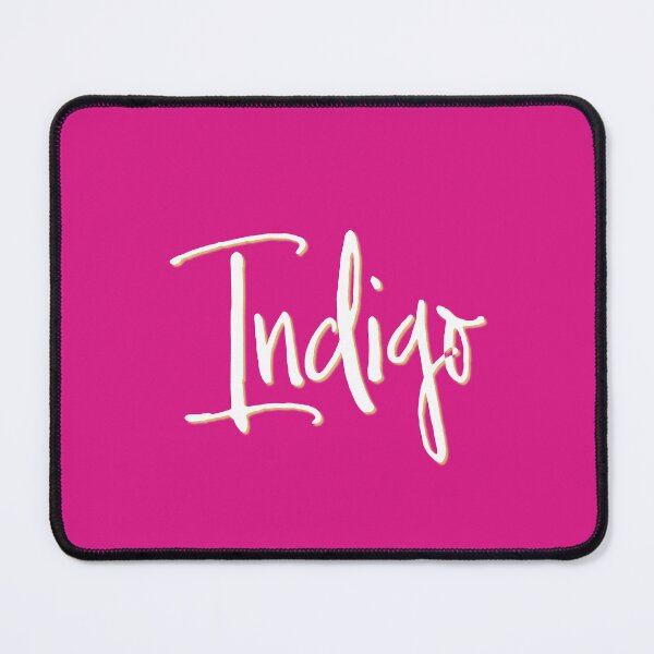 Item preview, INDIGO personalized type design designed and sold by CharlottePlaceArt.
