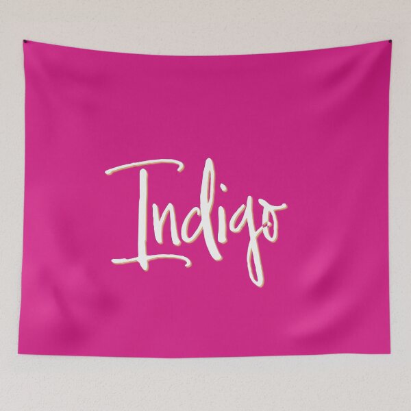 Item preview, INDIGO personalized type design designed and sold by CharlottePlaceArt.