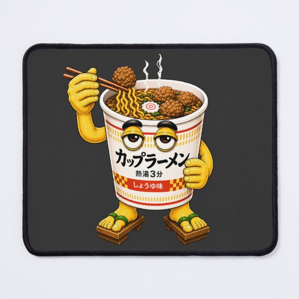 Item preview, Instant Ramen Cup Mascot | Cute Japanese Noodle Cup | Kawaii Food Art designed and sold by TheTrendsDesk.