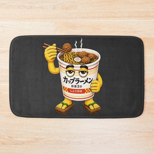 Item preview, Instant Ramen Cup Mascot | Cute Japanese Noodle Cup | Kawaii Food Art designed and sold by TheTrendsDesk.