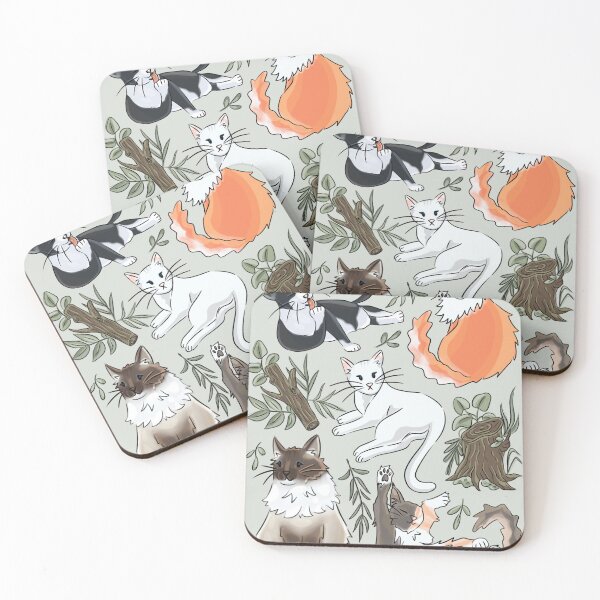 Item preview, Nature Kitties Original Digital Art! designed and sold by mossy-cats.