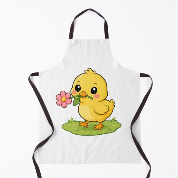 Item preview, Cute Chick with Flower Sticker designed and sold by PawsGiggles.