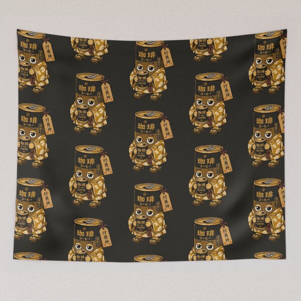 Item preview, Japanese Canned Coffee Yokai | Cute Coffee Can Tsukumogami designed and sold by TheTrendsDesk.