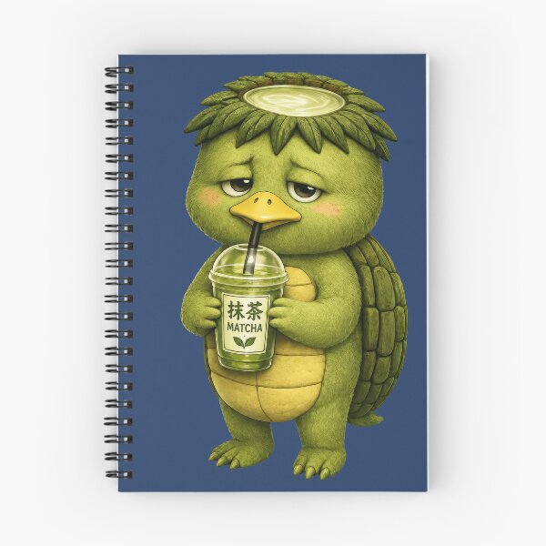 Item preview, Kappa Drinking Matcha | Cute Japanese Yokai Tea Spirit designed and sold by TheTrendsDesk.