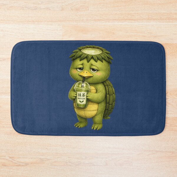 Item preview, Kappa Drinking Matcha | Cute Japanese Yokai Tea Spirit designed and sold by TheTrendsDesk.