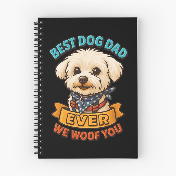 Item preview, Best Dog Dad Ever We Woof You Cute Puppy designed and sold by Dmo3HarkoArt.