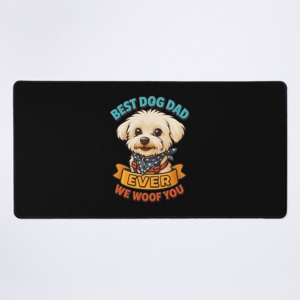 Item preview, Best Dog Dad Ever We Woof You Cute Puppy designed and sold by Dmo3HarkoArt.