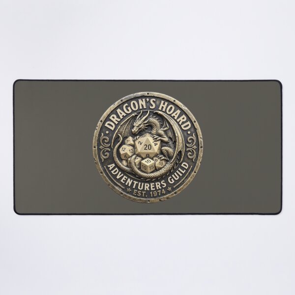 Item preview, Dragons Hoard Adventurers Guild Established 1974 Medal designed and sold by SplashTastic.