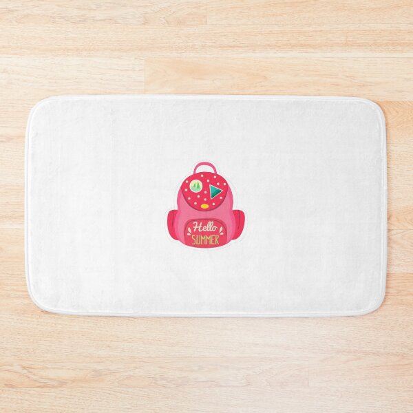 Item preview, Cute Hello Summer Backpack | Kawaii Pink School Bag Cartoon designed and sold by priyanshustore.