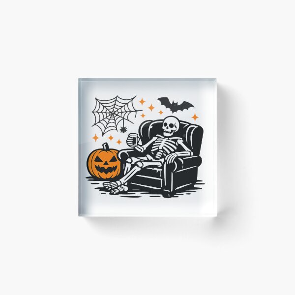 Item preview, Lazy Skeleton in Armchair Halloween designed and sold by afr-saad.
