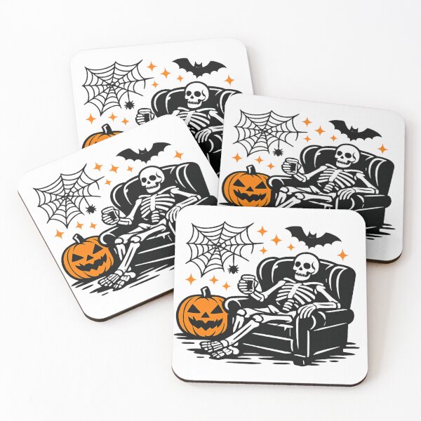 Item preview, Lazy Skeleton in Armchair Halloween designed and sold by afr-saad.