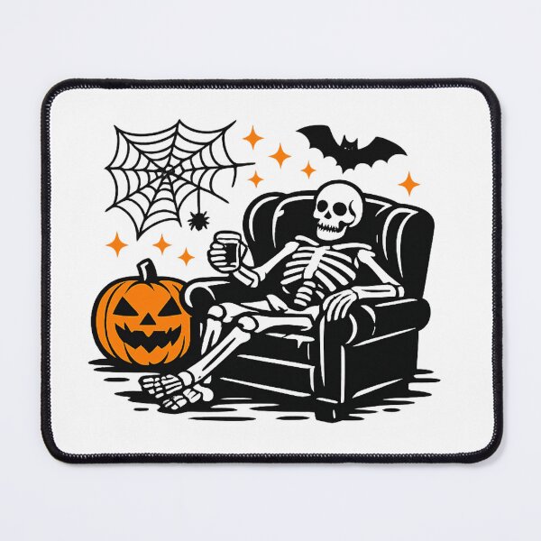 Item preview, Lazy Skeleton in Armchair Halloween designed and sold by afr-saad.