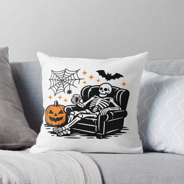 Item preview, Lazy Skeleton in Armchair Halloween designed and sold by afr-saad.
