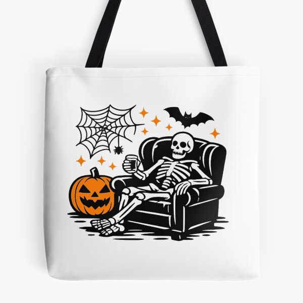 Item preview, Lazy Skeleton in Armchair Halloween designed and sold by afr-saad.