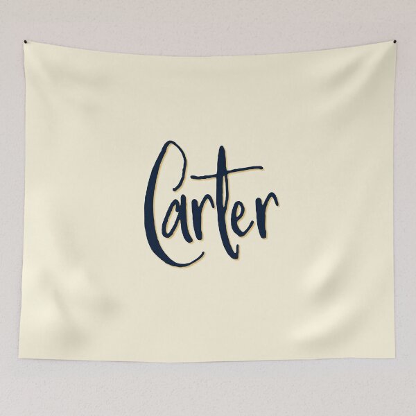 Item preview, CARTER personalized type design designed and sold by CharlottePlaceArt.