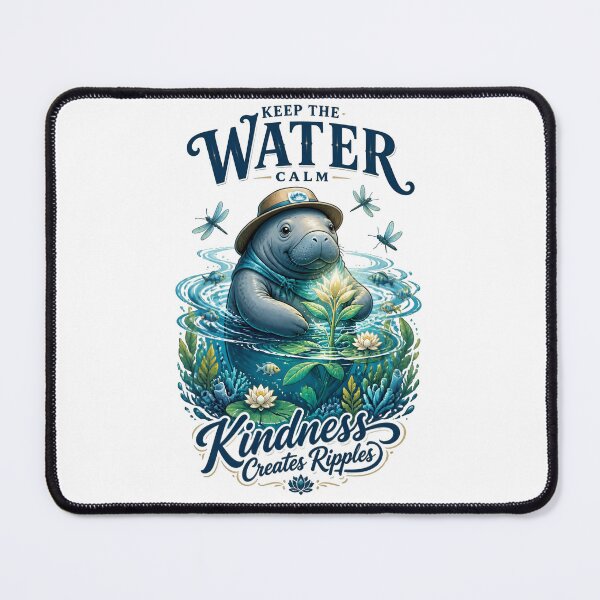 Item preview, Keep The Water Calm Manatee designed and sold by Sovereign Supply Co..
