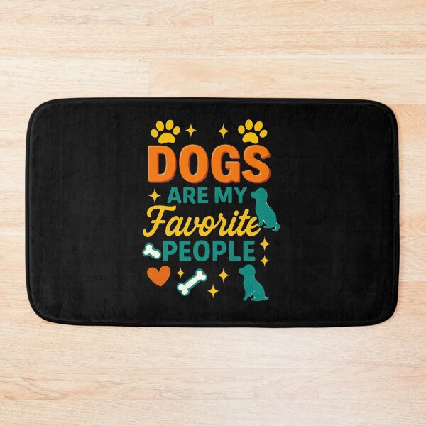 Item preview, Dogs Are My Favorite People Paw Print Quote designed and sold by Dmo3HarkoArt.