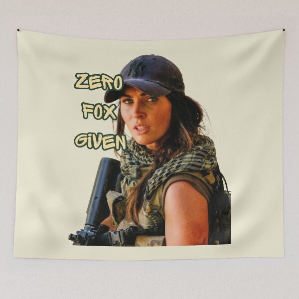 Item preview, Zero Fox Given - Megan Fox Funny Pun designed and sold by Vicky021.