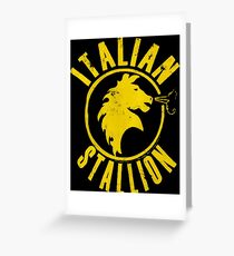 italienischer Hengst Grußkarte