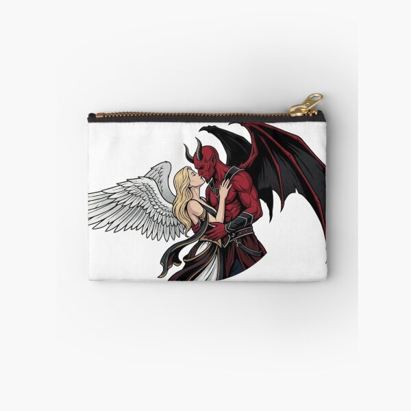 Item preview, Forbidden Embrace - Gothic Angel and Devil Art designed and sold by Zacushi.