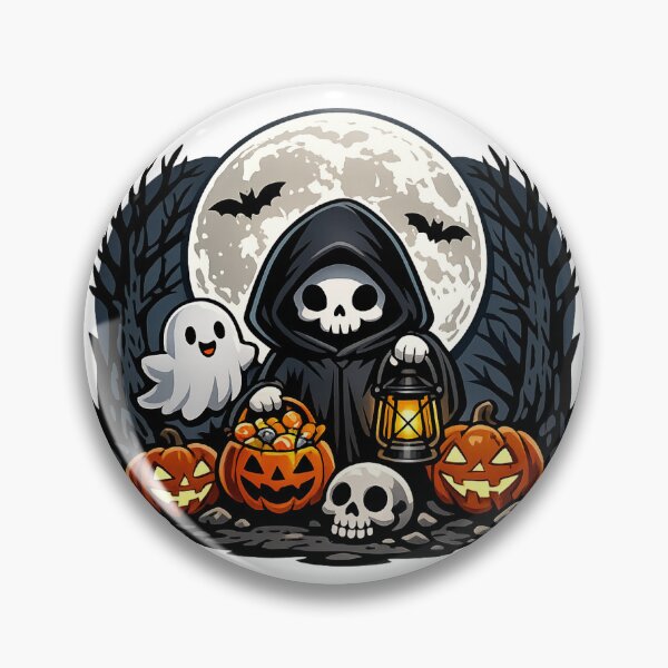 Item preview, Cute-Grim-Reaper-Halloween designed and sold by afr-saad.