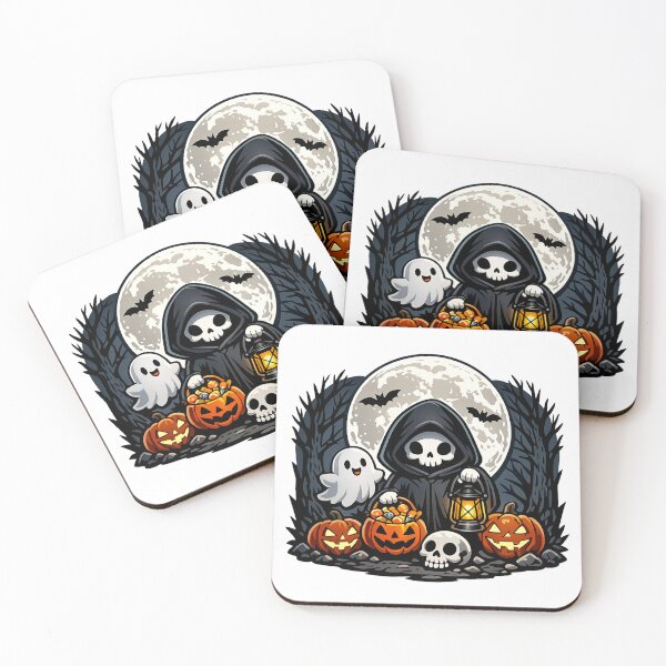 Item preview, Cute-Grim-Reaper-Halloween designed and sold by afr-saad.