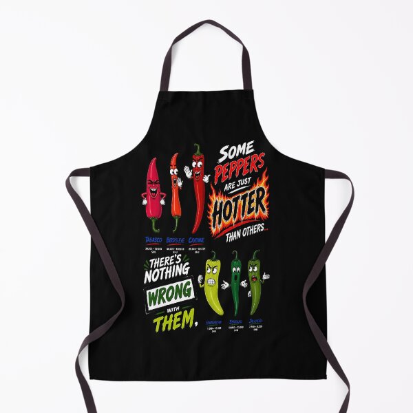 Item preview, Some Peppers Are Just Hotter Than Others (Black Shirt Edition) designed and sold by Jessie Slamwhorella.