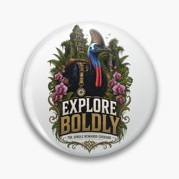 Item preview, Explore Boldly Cassowary Explorer designed and sold by Sovereign Supply Co..