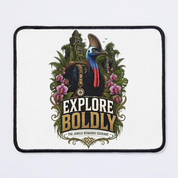 Item preview, Explore Boldly Cassowary Explorer designed and sold by Sovereign Supply Co..