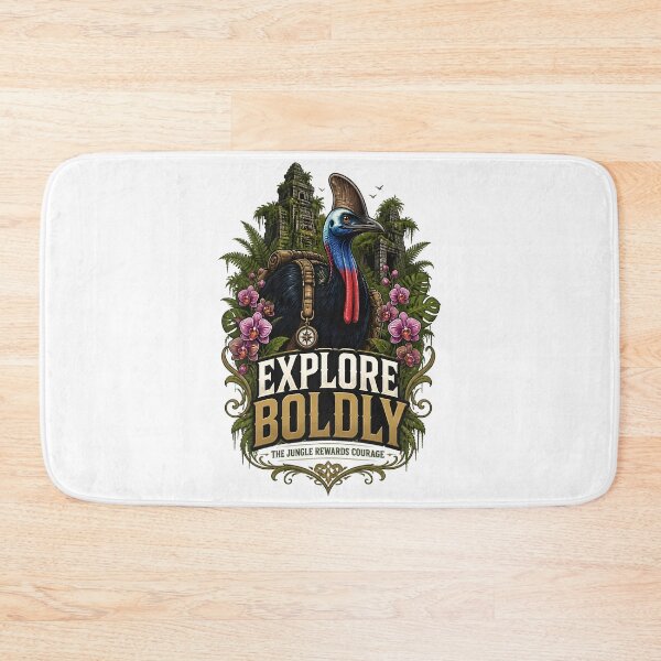 Item preview, Explore Boldly Cassowary Explorer designed and sold by Sovereign Supply Co..