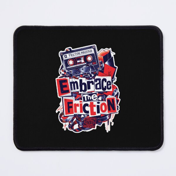 Item preview, Embrace The Friction Shirt, Cassette Tape Graphic Tee, Retro Music Lover Shirt, Analog Aesthetic T-Shirt, Vintage Mixtape Gift, Cassette Archivist Tee designed and sold by KAYJAY DESIGNS.