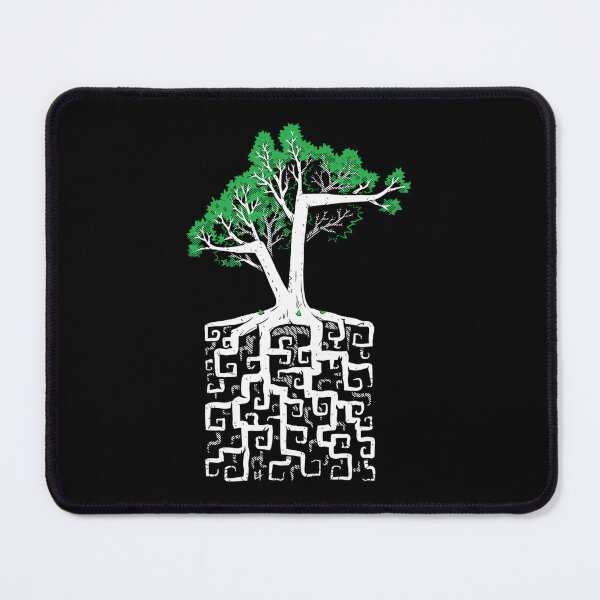 Item preview, Botanical Tree With Geometric Square Roots designed and sold by danti96.